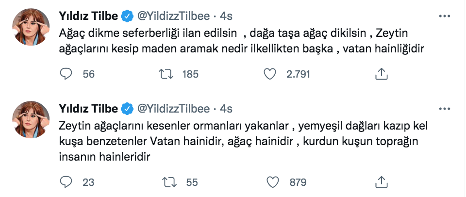 yildiz tilbe den zeytinliklerin maden aramalarina acilma kararina tepki 2